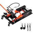 Cric hidraulic si pneumatic, Capacitate 680 kg, Inaltime ridicare 119-381 mm, 4 roti, 8-20 Bar
