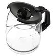Cafetiera cu display digital, 1800 W, bol din sticla, capacitate 1.8 l, Negru