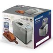 Masina de paine Inox, 550 W, 23 programe, 0.9 kg, Ecran LCD mare