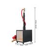 Forja cu un arzator pe gaz, Vevor Patrat 1350 gr C, dimensiune 250 x 180 x 235 mm