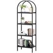 Raft multifunctional cu 4 etaje, Metal, 300 x 600 x 1800 mm, pentru plante, carti, decoratiuni