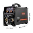 Aparat de sudura multiproces 4 in 1 MIG cu gaz/miez de flux MIG/electrodometru/Lift TIG, tehnologie invertor IGBT 200 A, Ecran digital