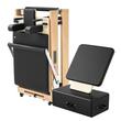 Aparat pilates, cadru lemn masiv, 2.4 m, max 180 kg, Sistem rezistenta 6 x arcuri, Pliabil, Role cu rulmenti dubli, sine inox