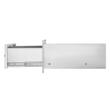 Sertar dublu pentru bucatarie in aer liber, Otel inoxidabil, 749x254x500 mm, 1 nivel, Incastrabile