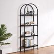 Raft multifunctional cu 4 etaje, Metal, 300 x 600 x 1800 mm, pentru plante, carti, decoratiuni