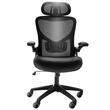Scaun de birou ergonomic, max 130 kg, suport lombar reglabil, Tetiera, 5 roti
