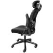 Scaun de birou ergonomic, max 130 kg, suport lombar reglabil, Tetiera, 5 roti