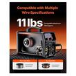 Aparat de sudura multiproces 4 in 1 MIG cu gaz/miez de flux MIG/electrodometru/Lift TIG, tehnologie invertor IGBT 200 A, Ecran digital