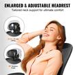 Scaun de birou ergonomic, max 130 kg, suport lombar reglabil, Tetiera, 5 roti