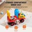 Masina Ride-on, Sistem Anti-rasturnare, Muzica pe volan, 1-3 Ani, 51 x 25 x 45 cm, Spatiu depozitare, max 22 kg, Multicolor