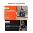 Gantera Kettlebell cu reglarea greutatii 7 niveluri (2, 5, 8, 11, 14, 17, 20 kg), ABS si aluminiu turnat sub presiune