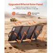 Panou solar camping, Bifacial, Pliabil, monocristalin, 100 W, IP65, Incarcator multi-dispozitiv, 1226 x 608 x 35 mm