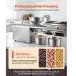 Presa electrica pentru ulei, la cald 50 ℃-300 ℃, Inox, capacitate 3.75 kg/h, putere 750 W, afisaj digital