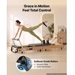 Aparat pilates, cadru lemn masiv, 2.4 m, max 180 kg, Sistem rezistenta 6 x arcuri, Pliabil, Role cu rulmenti dubli, sine inox