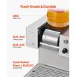 Masina de facut fulgi de zapada, Capacitate 80 kg/zi, 360 W, Otel laminat la rece, Rezervor 1.8 l, Pre-racire rapida 90 s