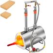 Forja cu doua arzatoare pe gaz, Vevor Inox 1450 gr C, dimensiune 400 x 220 x 206 mm