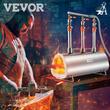 Forja cu trei arzatoare pe gaz, Vevor Inox 1450 gr C, dimensiune 600 x 220 x 206 mm