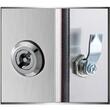 Tablou electric din Inox, Dimensiune 300 x 300 x 200 mm, 2 x chei, IP 66, Placa din spate detasabila