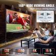 Ecran de proiectie cu trepied, 120 inch, 16:9 4K 1080 HD, 160°, Interior/Exterior, geanta transport, Portabil