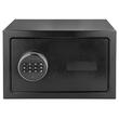 Seif electronic cu 2 x cheie si cifru, 31 x 20 x 20 cm, Negru, Indicatoare led