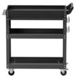 Carucior cu 4 niveluri pentru scule, Vivatechnix max 160 kg, 4 x roti, 830 x 350 x 826 mm, 1 sertar cu cheie, carlige laterale