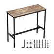 Masa de bar/pub Vivatechnix Vintage, Lemn/Otel, 90 x 40 x 100 cm, Maro