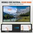 Ecran de proiectie cu trepied, 120 inch, 16:9 4K 1080 HD, 160°, Interior/Exterior, geanta transport, Portabil