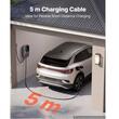 Statie de incarcare pentru vehicule electrice, Trifazat 11 kW, Tip 2, IP65, curent 16 A, telecomanda prin aplicatie, cablu alimentare 5 m