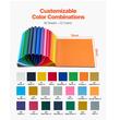 Hartie vinil plotter, 50 buc, Transferabil termic, Dimensiune 304.8 x 304.8 mm, Multicolor