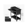 Carucior cu 4 niveluri pentru scule, Vivatechnix max 160 kg, 4 x roti, 830 x 350 x 826 mm, 1 sertar cu cheie, carlige laterale