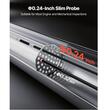 Camera endoscop cu ecran articulat 360°, Zoom 8X, ecran IPS HD de 6", lentilă subțire 6.2 mm, IP67, cablu 1.5 m