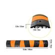 Limitator de viteza cu protectie cabluri, max 10 tone/axa, 185 x 31 x 5.5 cm, 2 canale