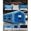 Cabina de vopsit gonflabila, dimensiune 12 x 5 x 4 m, 2 x suflanta 950/1100 W, Impermeabila, PVC, sistem filtrare