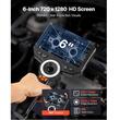 Camera endoscop cu ecran articulat 360°, Zoom 8X, ecran IPS HD de 6", lentilă subțire 6.2 mm, IP67, cablu 1.5 m