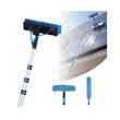 Kit Perie telescopica pentru spalat panouri solare, 6 m, Furtun apa 20 m, Aluminiu, Greutate 3.4 kg, Dozator sapun