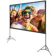 Ecran de proiectie cu trepied, 120 inch, 16:9 4K 1080 HD, 160°, Interior/Exterior, geanta transport, Portabil