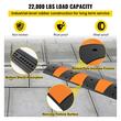 Limitator de viteza cu protectie cabluri, max 10 tone/axa, 185 x 31 x 5.5 cm, 2 canale