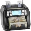 Masina de numarat bancnote USD si EUR, Detectie falsuri UV, MG, IR, DD, Functie Anti-Contrafacere, 1200 bancnote/min, LCD