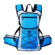 Rucsac de hidratare usor cu suport de apa de 3 l, ciclism, drumetie, Impermeabil, 470 x 290 x 130 mm, Albastru/Argintiu