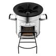Soba camping, Portabila, Otel inoxidabil, 222 x 253 mm, fara cos, geanta inclusa