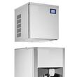 Masina de facut gheata cu Dozator automat, 200 kg/zi, Stocare 74 kg, Inox, Panou de control inteligent