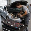 Tester compresie cilindri motor, manometru 0-700 PSI, 4 x adaptoare