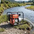 Motopompa pe benzina 4", Debit 1600 l/min, Putere 8.3 CP, Inaltime max 33 m, Adancime 9.3 m, Rotor fonta, 1 x furtun refulare 7.62 m