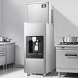 Masina de facut gheata cu Dozator automat, 200 kg/zi, Stocare 74 kg, Inox, Panou de control inteligent