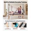 Aparat pilates Performer 3 in 1, cadru lemn masiv, 2.4 m, max 180 kg, Sistem rezistenta 5 x arcuri, Role cu rulmenti dubli, sine inox