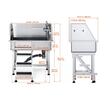 Cada pentru animale de companie All-in-One, Inox, Accesorii complete dus, baterie, Scara 3 trepte, max 100 kg, 870x1020x488 mm, deschidere usa pe stanga