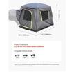 Cort camping pentru SUV, 5-8 persoane, 2480 x 3080 x 2300 mm, PU2000 mm, geamuri plasa