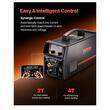 Aparat de sudura multiproces 5 in 1 MIG Pluse/MIG cu gaz/MIG cu miez de flux/Stick/Lift TIG, tehnologie invertor IGBT 200 A, Ecran digital