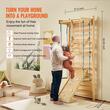 Structura de catarat multifunctionala 8 in 1, fixare pe perete, max 100 kg, Inaltime 2150 mm, latime 800 mm, Lemn pin