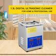 Aparat de curatat cu ultrasunete, Capacitate 1.3 l, 60W, frecventa ultra-inalta 40 kHz, Inox